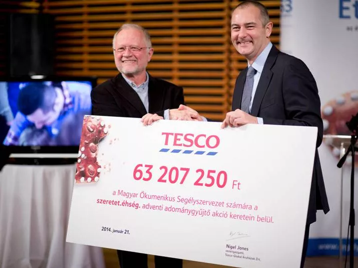 A Tesco köszöni a rekord mértékű karácsonyi adományokat