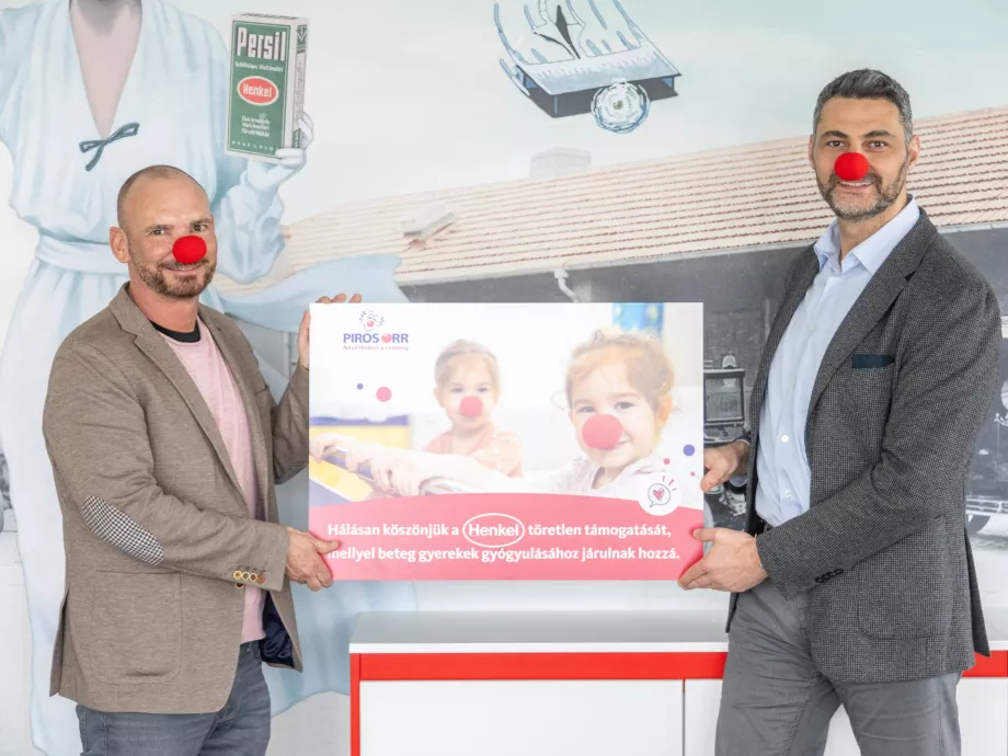 15 éve támogatja a Henkel Magyarország a Piros Orr Bohócdoktorok Alapítványt