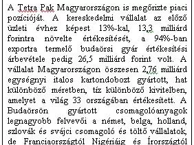 Stabilan őrzi piacvezető pozícióját a Tetra Pak