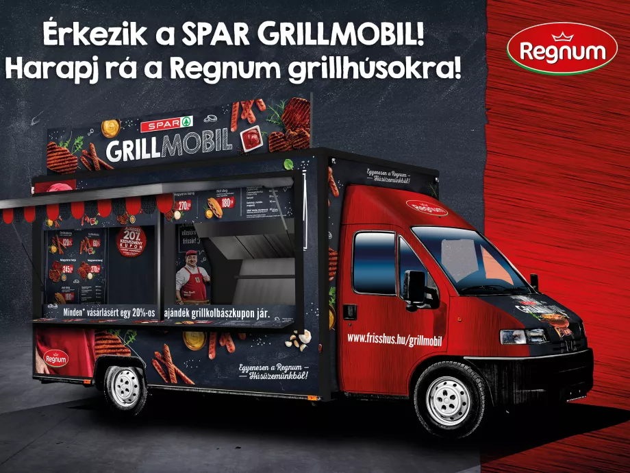 Útnak indult a SPAR Grillmobil
