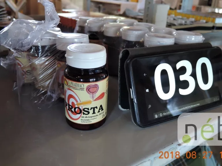 781 kg étrend-kiegészítőt foglalt le a Nébih