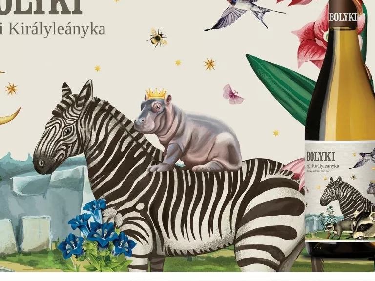 Mesebeli állatok a Bolyki borok címkéin