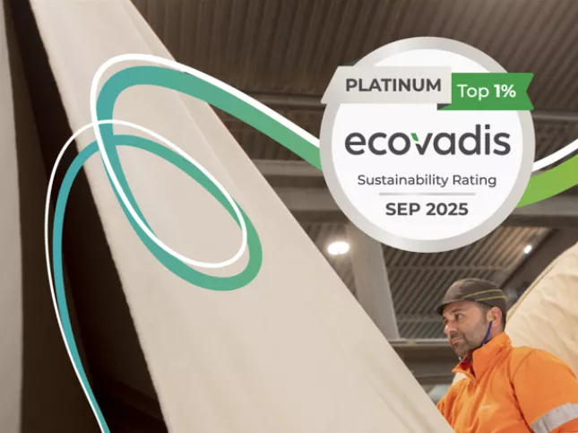 Fenntarthatósági élvonalban: Lucart negyedszer is EcoVadis platina minősítést szerzett