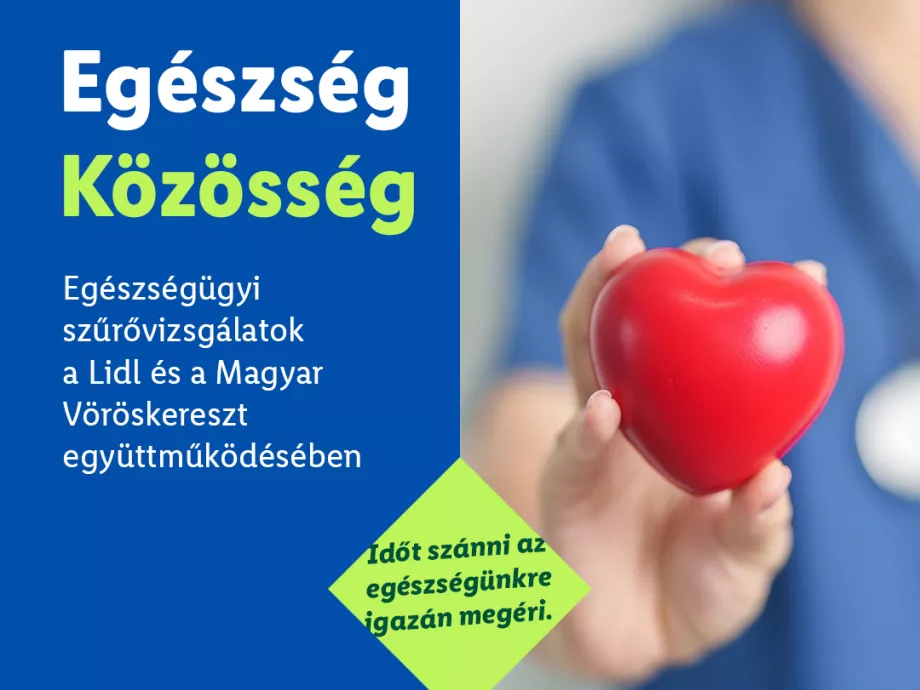 Ezer embernek szervez ingyenes szűrést a Lidl és a Magyar Vöröskereszt
